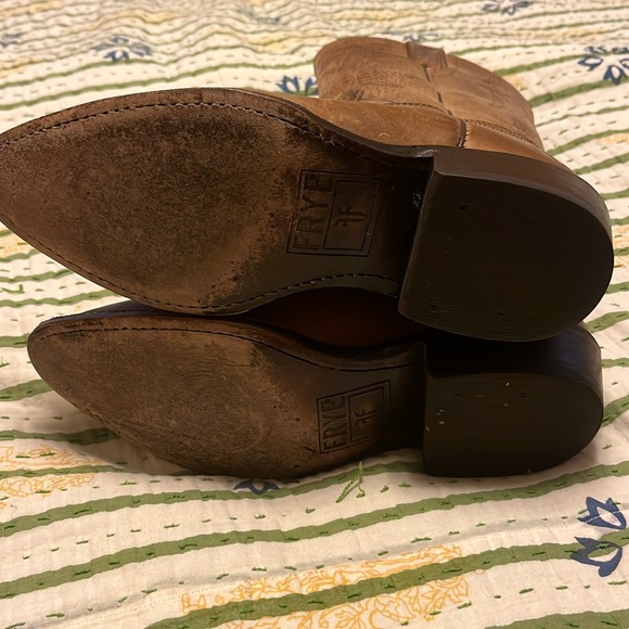 Frye Cowboy Boots - Brown Leather - Picture 4 of 7